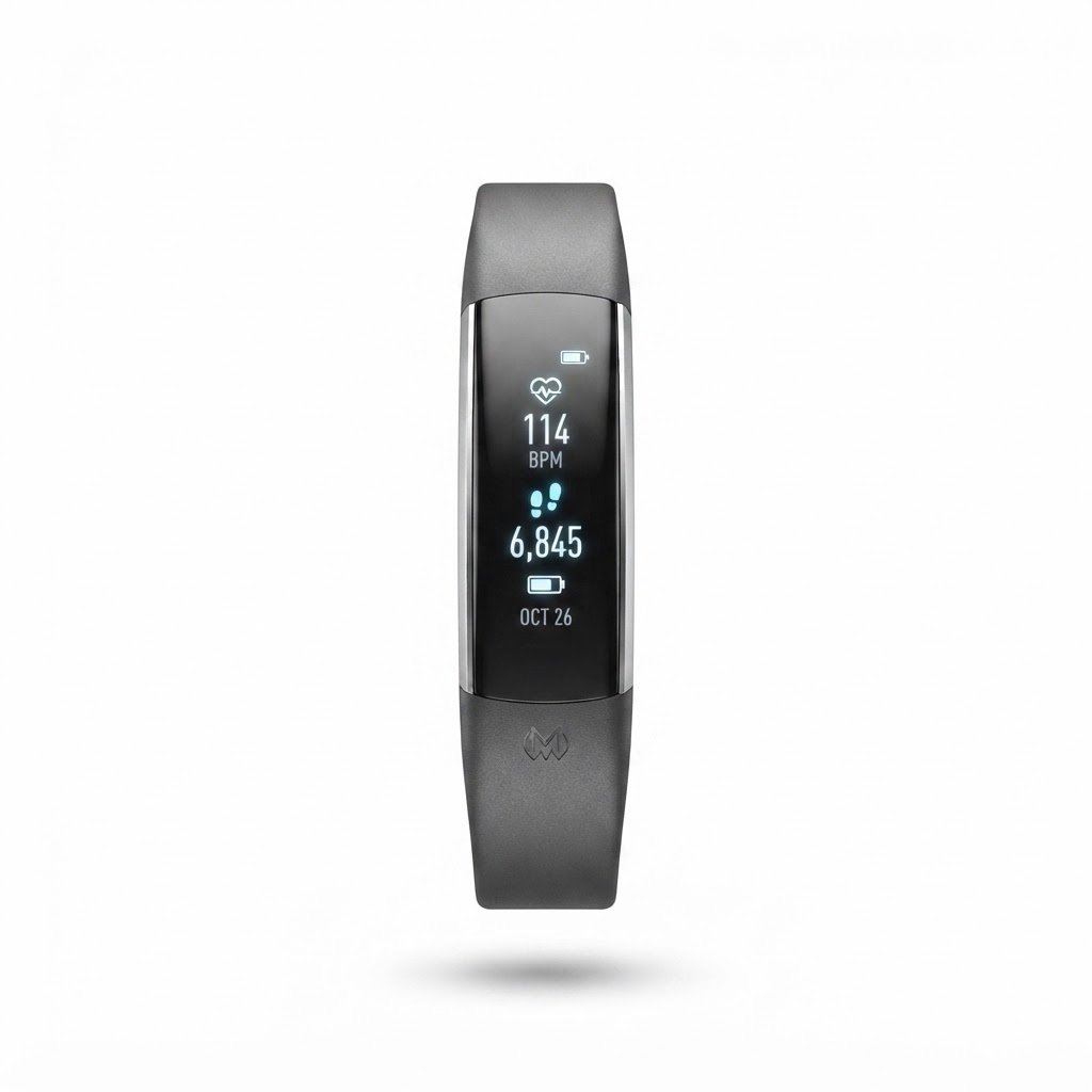 Product 2 (1) MBand Flex Smart Fitness Tracker with OLED Display & Gift Box Packaging - Image 1
